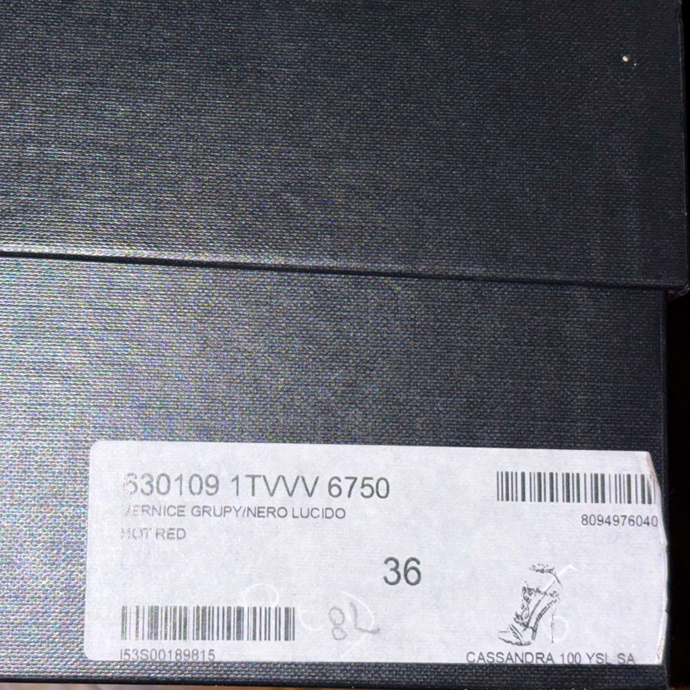 Saint Laurent Cassandra Logo Heels - Picture 8 of 10